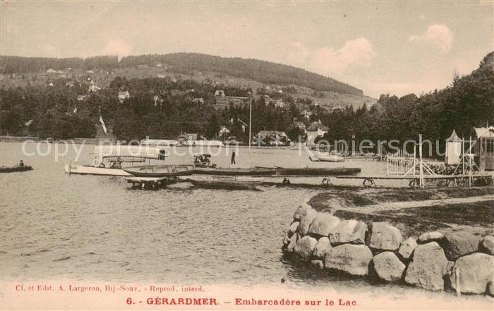 Gerardmer 88 Vosges Embarcadere sur le Lac