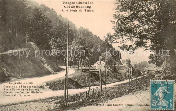 Bussang Vosges 88 Col de Bussang A la Sortie du Tunnel