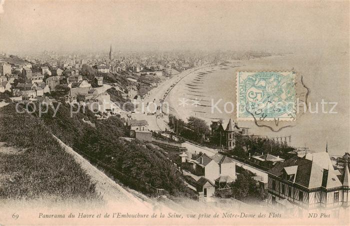 Le Havre Panorama du Havre et de l’Embouchure de la Seine vue prise de Notre Dam