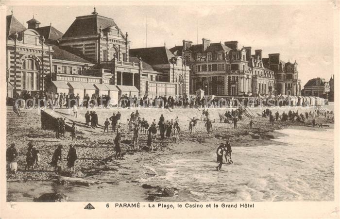 Parame St-Malo 35 La Plage le Casino et le Grand Hotel