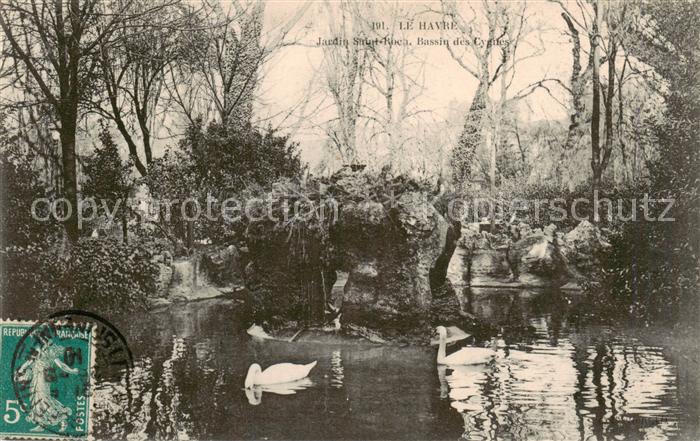 Le Havre Jardin Saint Roch Bassin des Cygnes