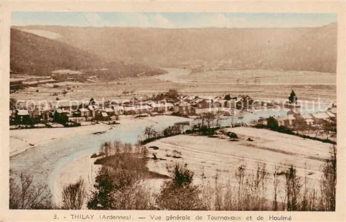 Thilay 08 Ardennes Vue generale de Tournavaux et de Haulme