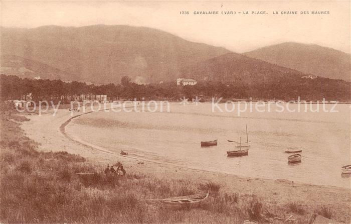 Cavalaire-sur-Mer 83 Var La Plage La Chaine des Maures