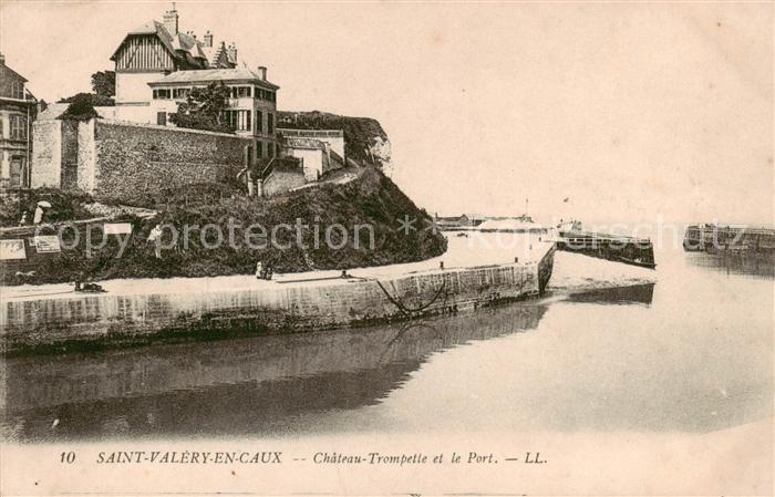 Saint-Valery-en-Caux Chateau Trompette et le Port