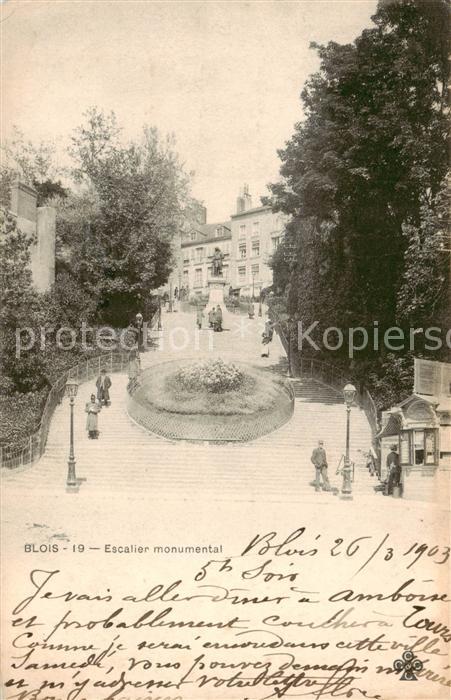 Blois 41 Escalier monumental