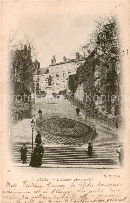 Blois 41 Escalier Monumental