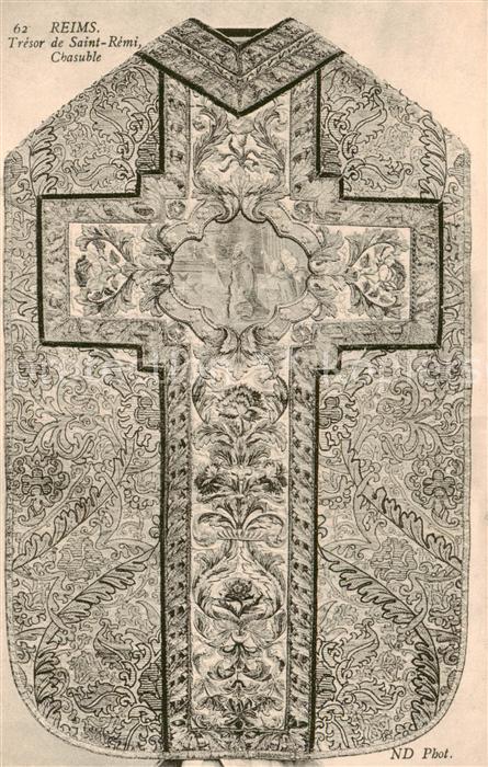 Reims 51 Tresor de Saint-Remi Chasuble