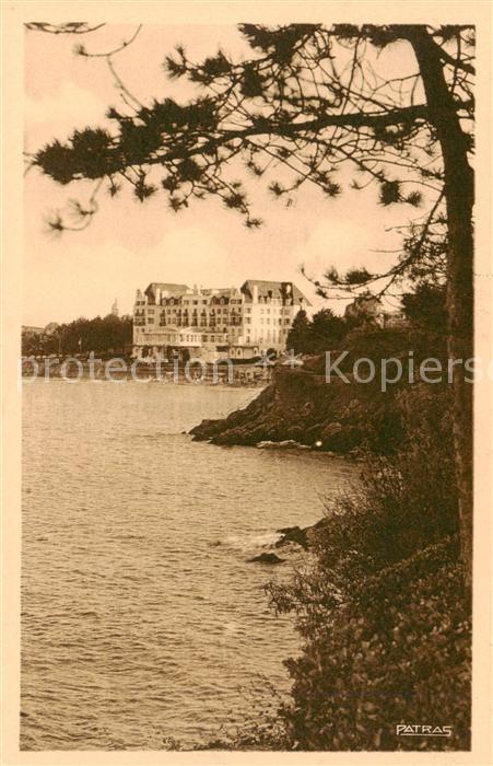 Saint-Lunaire Le Grand Hotel a maree haute