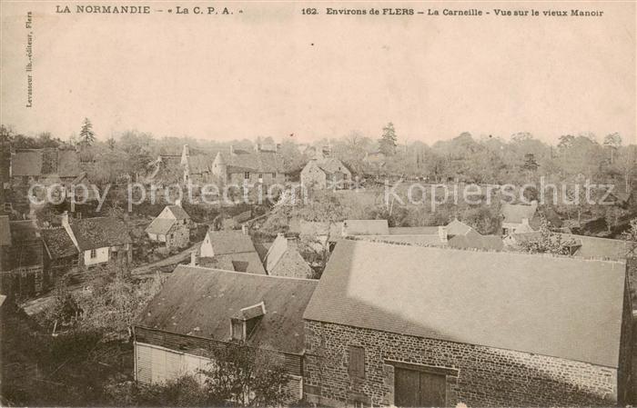 Flers 61 Orne La Carneille Vu sur le vieux Manoir