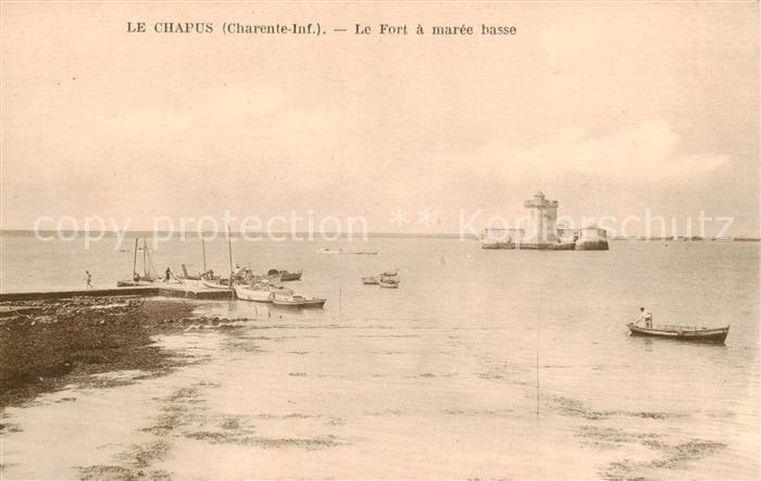 Le Chapus Le Fort a maree basse