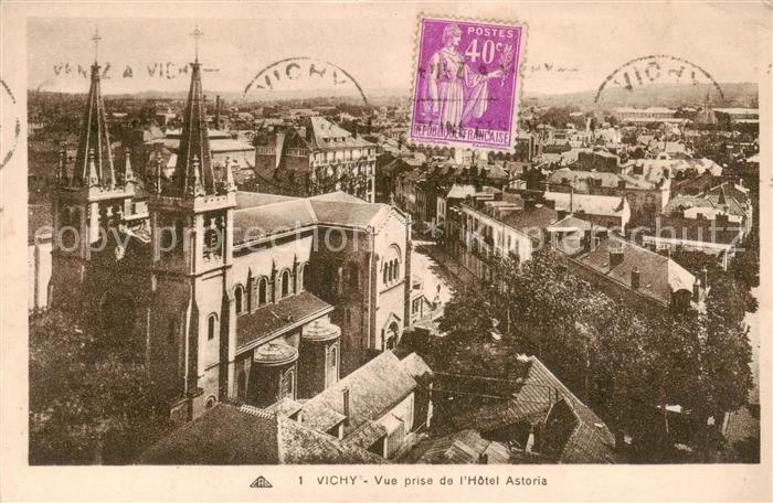 Vichy 03 Allier Vue prise de l’Hotel Astoria