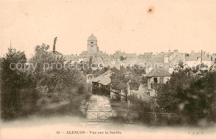 Alencon 61 Vue sur la Sarthe