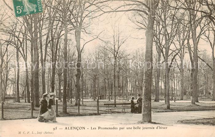 Alencon 61 Les Promenades par une belle journee d hiver