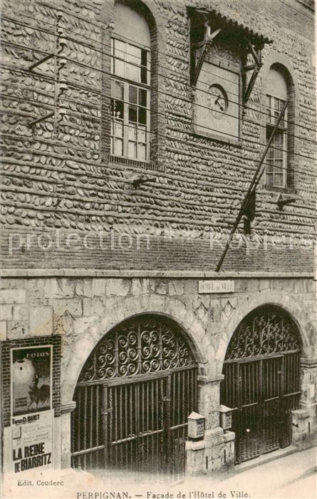 Perpignan Facade de l’Hotel de Ville