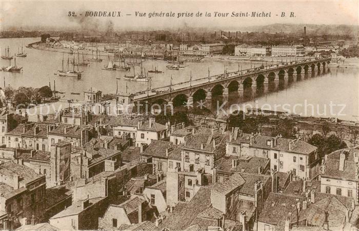 Bordeaux 33 Vue generale prise de la Tour Saint Michel