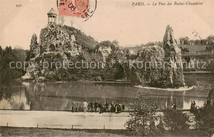 Paris 75 Le Parc des Buttes Chaumont