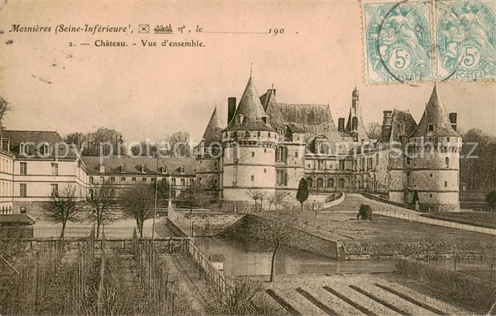 Mesnieres-en-Bray 76 Chateau Vue d ensemble