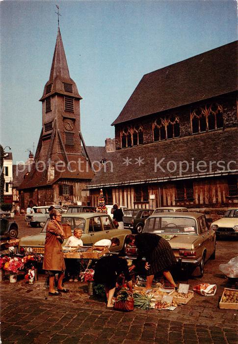 Honfleur La clocher et l’Eglise Sainte Catherine