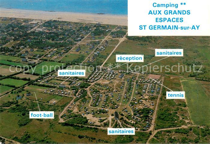 St-Germain-sur-Ay Camping Aux Grandes Espaces Vue aerienne