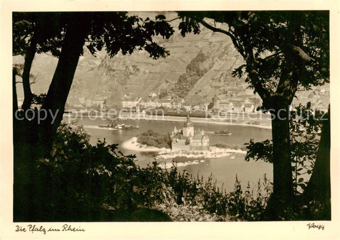 Kaub Caub Rhein Die Pfalz