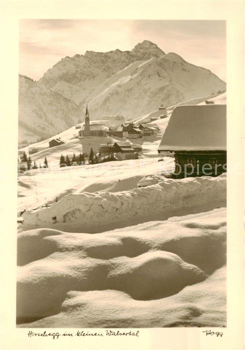 Hirschegg Kleinwalsertal Vorarlberg Winteridyll