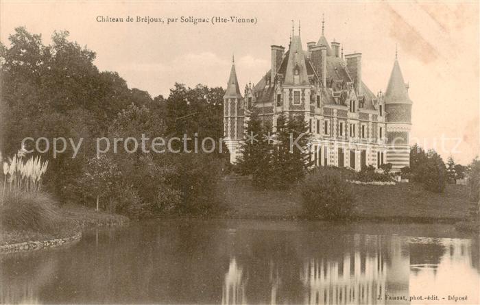 Brejoux Chateau de Solignac 87 Haute-Vienne Vue d ensemble