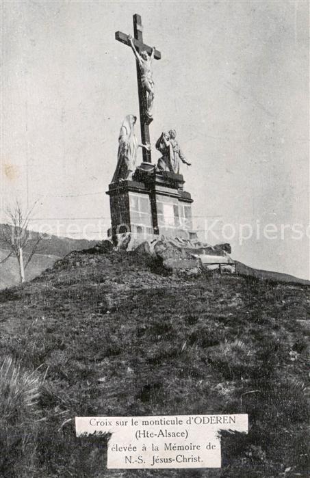 Oderen Haut Rhin Croix sur le monticule d’Oderen elevee a la Memoire de NS Jesus