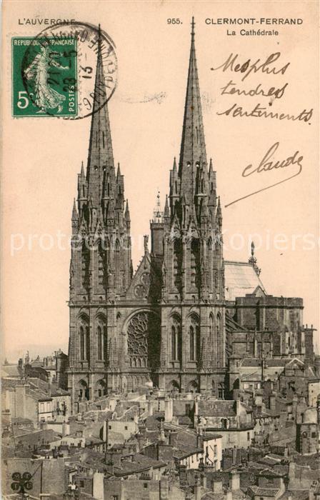Clermont  63-Ferrand La Cathedrale