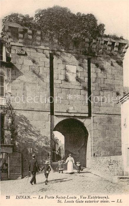 Dinan 22 Cotes-d Armor La Porte Saint Louis Vue exterieure