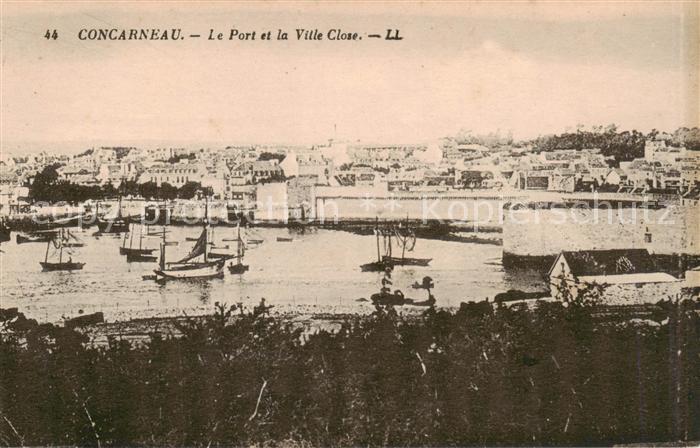 Concarneau 29 Finistere Le Port et la Ville Close
