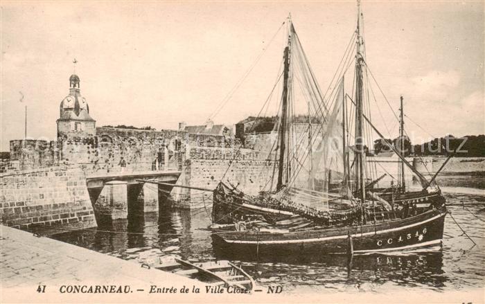 Concarneau 29 Finistere Entree de la Ville Close