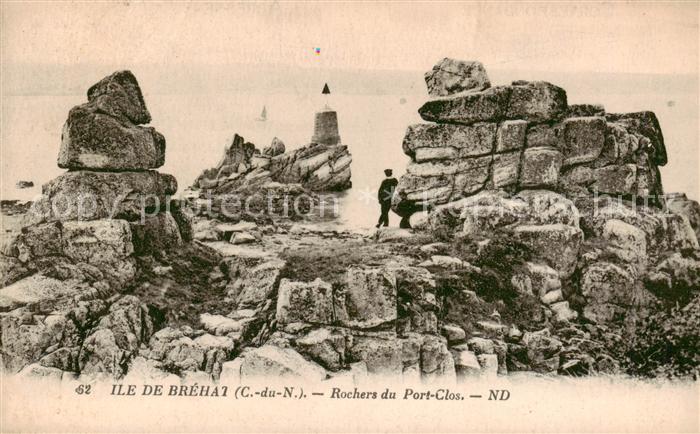 Ile-de-Brehat 22 Cotes-d Armor Rochers du Port Clos