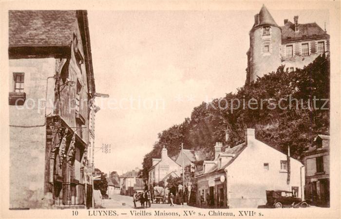 Luynes  Tours 37 Indre-et-Loire Vieilles Maisons et Chateau