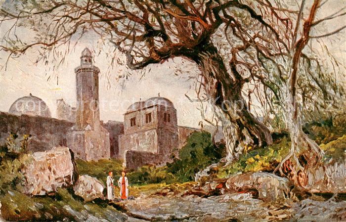 Jerusalem  Yerushalayim Israel Kirche der Himmelfahrt Christi auf dem oelberg