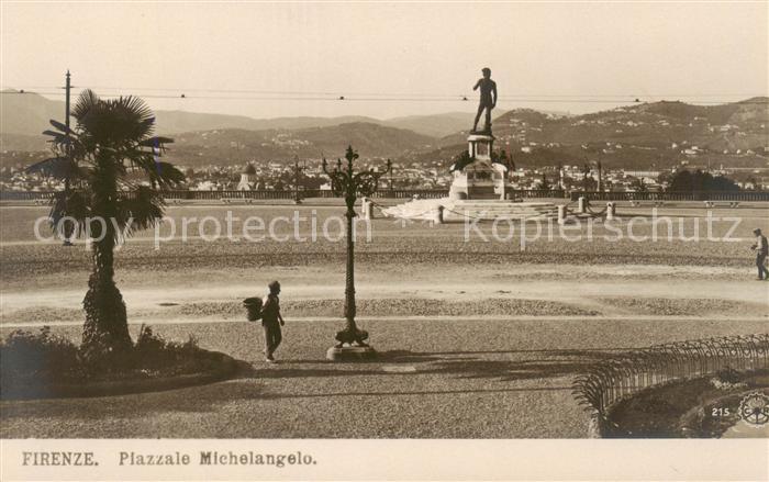 Firenze Florenz Piazzale Michelangelo