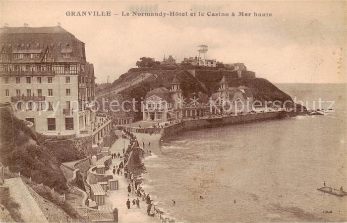 Granville 50 Manche Le Normandy Hotel et le Casino a Mer haute