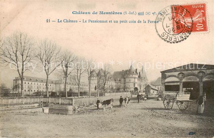 Chateau de Mesnieres-en-Bray 76 Le Chateau Le Pensionnat et un petit coin de la
