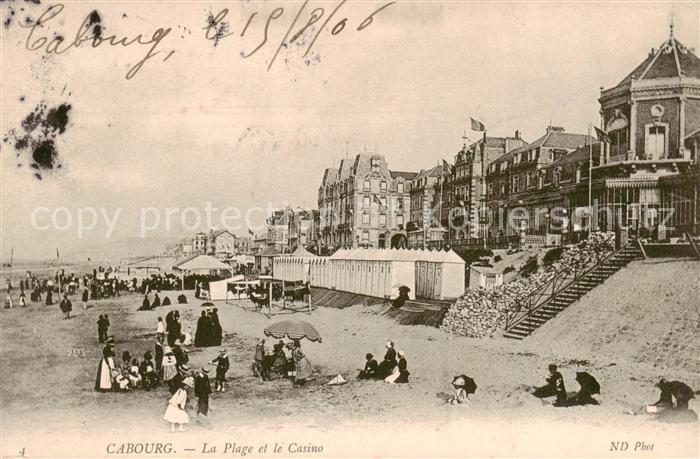 Cabourg 14 Calvados La Plage et le Casino
