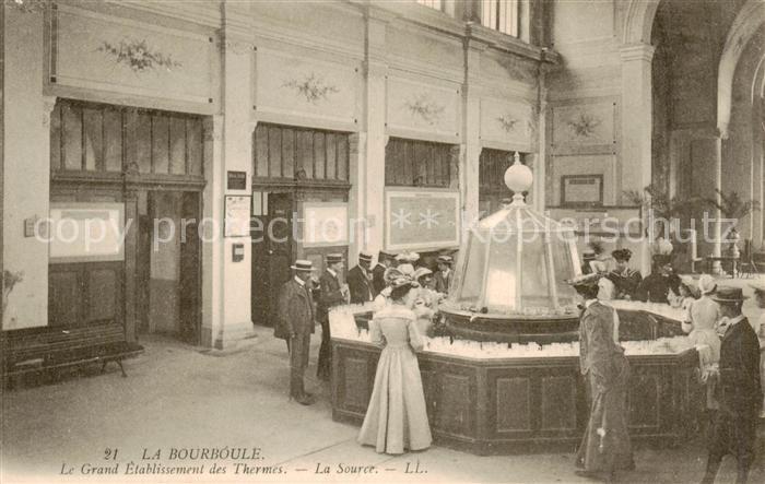 La Bourboule-les-Bains 63 Puy-de-Dome Le Grand Etablisement des Thermes La Sourc
