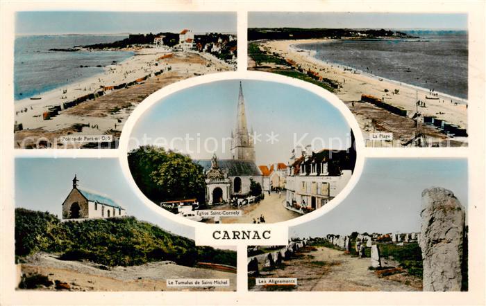 Carnac 56 Morbihan Pointe de Port en Dro Eglise Sant Cornely Le Tumulus de Saint