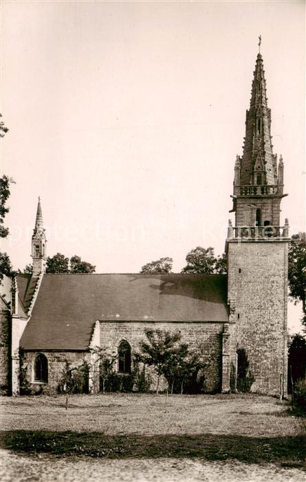 Pontivy 56 Morbihan Chapelle de Notre Dame de la Haussaye et dont le clocher