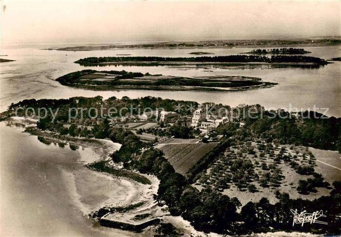 Ile Berder 56 Morbihan Gavrinis Ile Longue Golfte du Morbihan vue aérienne