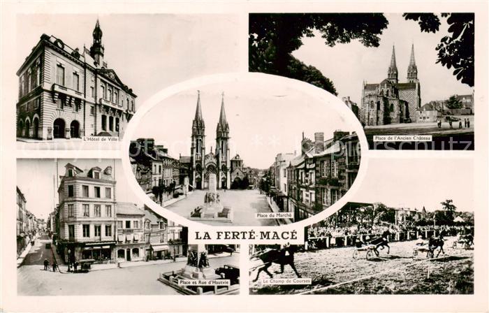 La Ferte-Mace 61 Hotel de Ville Place de l’Ancien Chateau Place du Marche Place