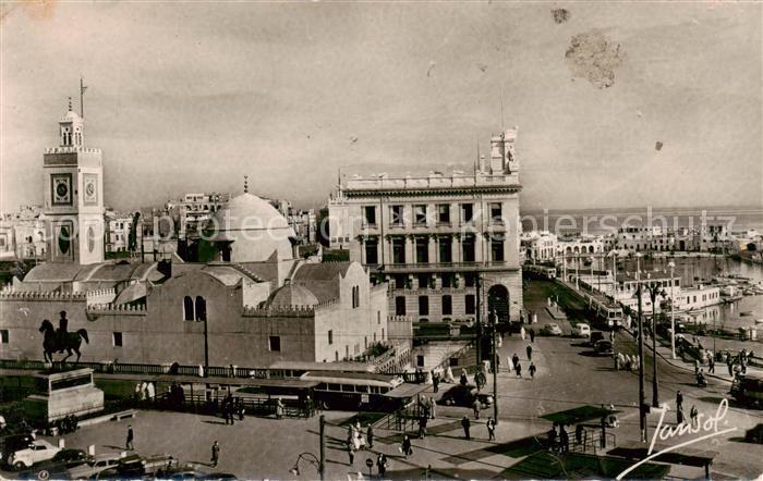 Alger Algerien Place du Gouvernement et Bassin de l'Amiraute
