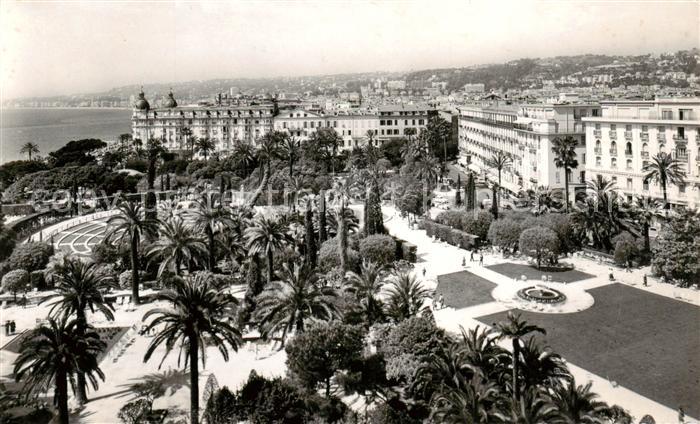 Nice  06 Nizza Le jardin Albert Ier le theatre de Verdure et les Grands Hotels
