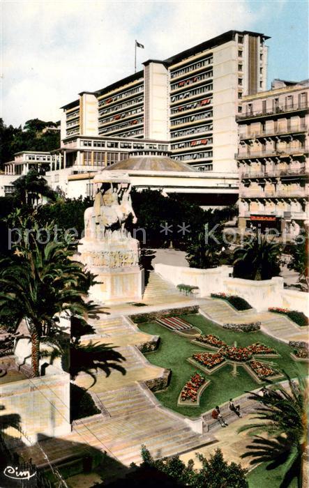 Alger Algerien Jardins Laierriere Monument des Combattants et Gourvernements Gen