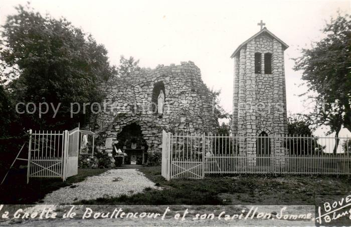 Bouttencourt-les-Blangy 80 Somme La Grotte de Boutenncourt et son Carillon