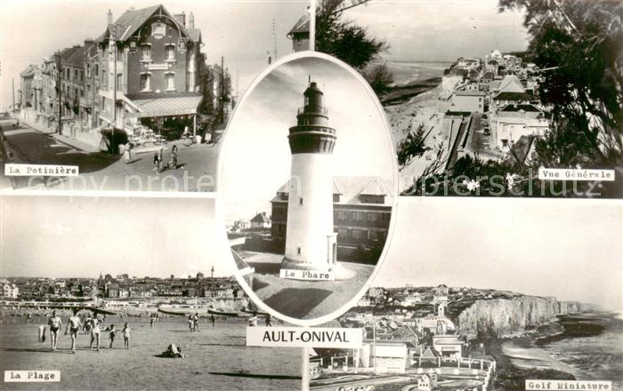 Ault 80 Somme La Petiniere Vue generale La plage Golf Miniature