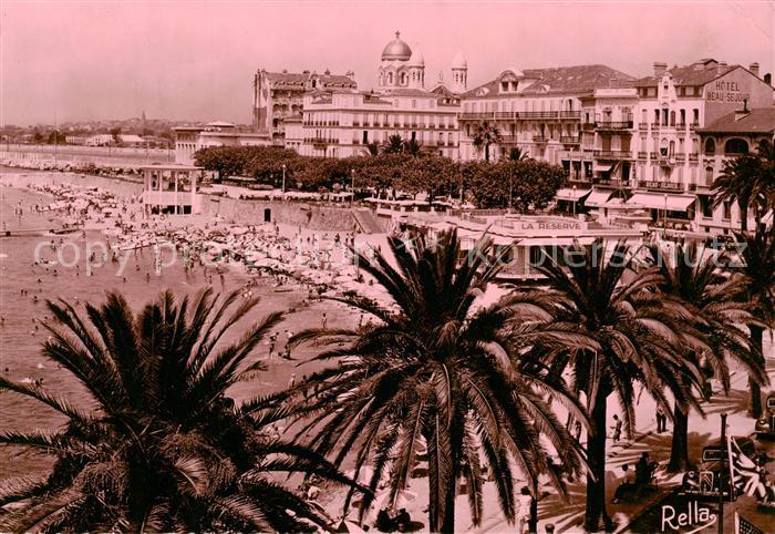 Saint-Raphael  83 Var La Plage et le Boulevard de la Liberation