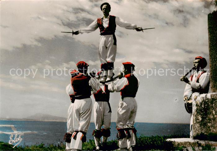Biarritz Pyrenees Atlantiques Ballets Basques de Biarritz Oldarra Danse de St Mi